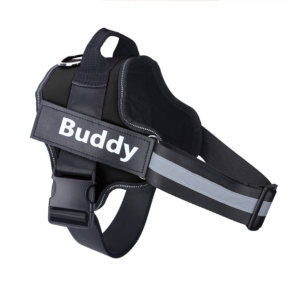 Personalized No-Pull Dog Harness: Reflective, Adjustable & Breathable