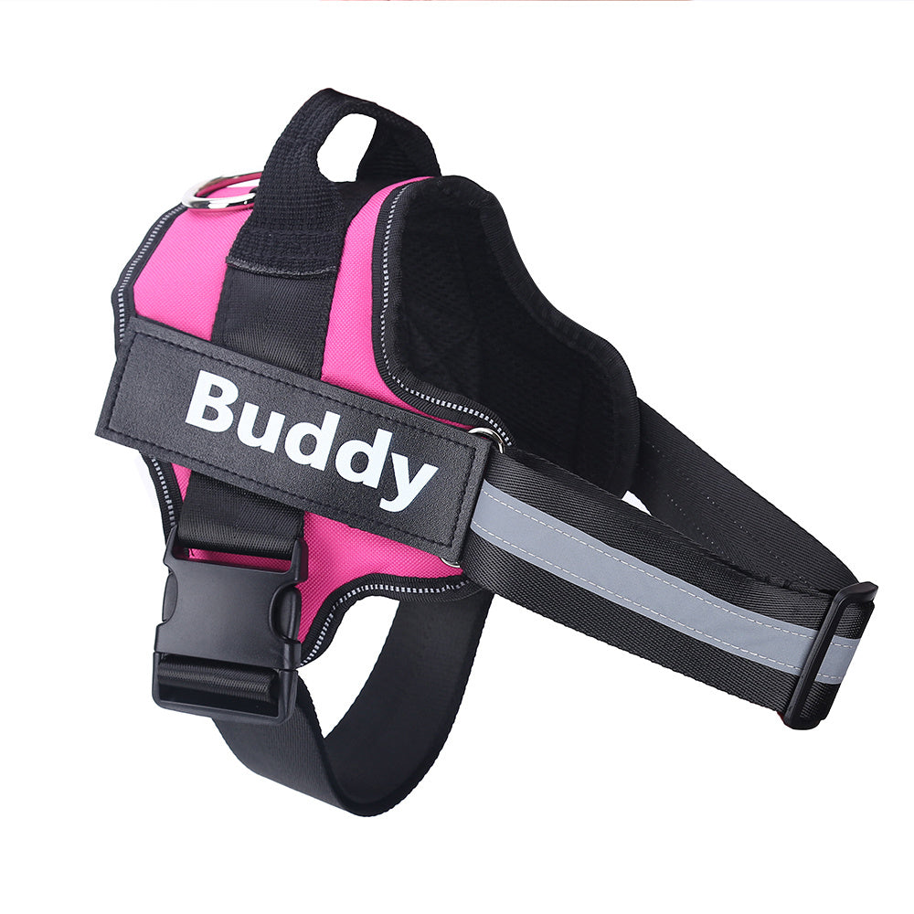 Personalized No-Pull Dog Harness: Reflective, Adjustable & Breathable