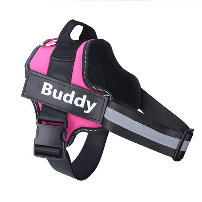 Personalized No-Pull Dog Harness: Reflective, Adjustable & Breathable