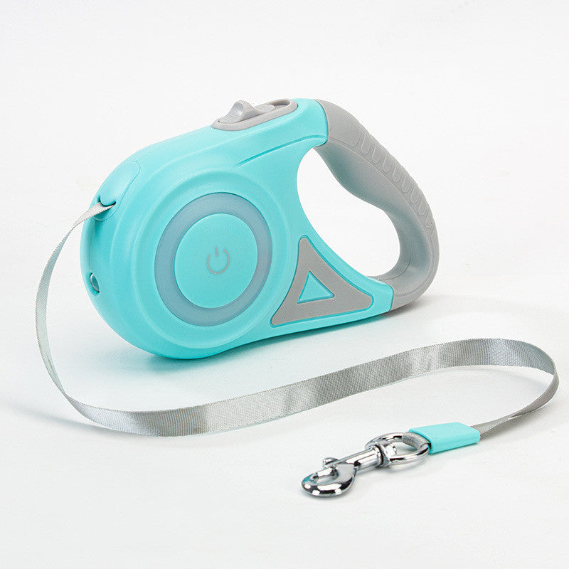 The Ultimate Night-Safe Retractable Dog Leash with Ergonomic Control
