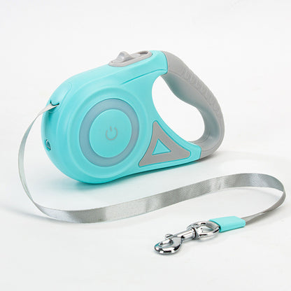 The Ultimate Night-Safe Retractable Dog Leash with Ergonomic Control