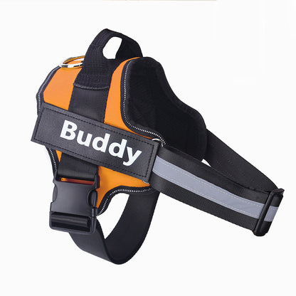 Personalized No-Pull Dog Harness: Reflective, Adjustable & Breathable