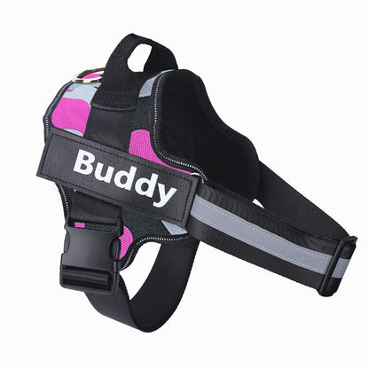 Personalized No-Pull Dog Harness: Reflective, Adjustable & Breathable