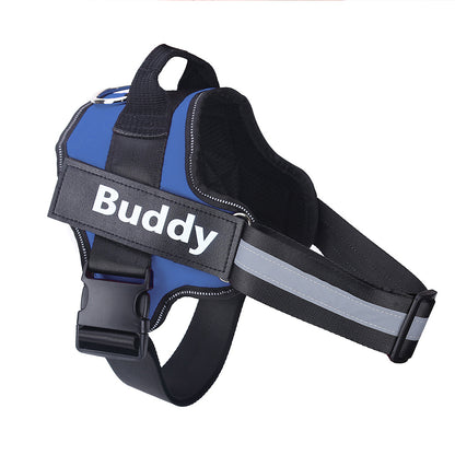 Personalized No-Pull Dog Harness: Reflective, Adjustable & Breathable