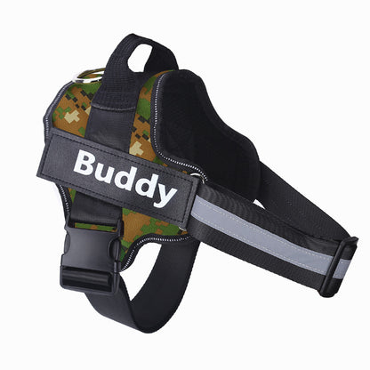 Personalized No-Pull Dog Harness: Reflective, Adjustable & Breathable