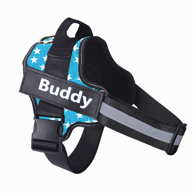 Personalized No-Pull Dog Harness: Reflective, Adjustable & Breathable