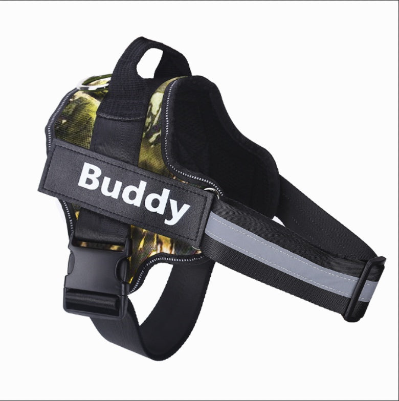 Personalized No-Pull Dog Harness: Reflective, Adjustable & Breathable