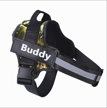 Personalized No-Pull Dog Harness: Reflective, Adjustable & Breathable