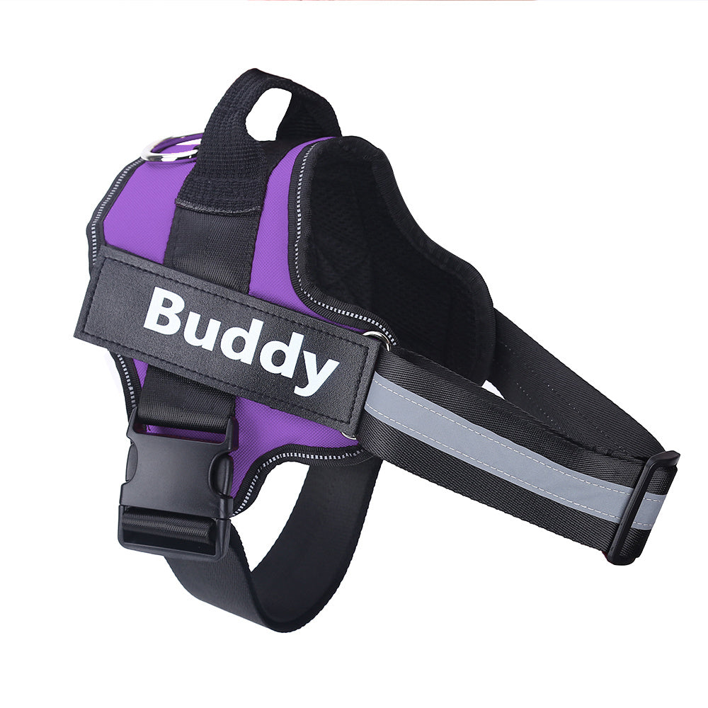 Personalized No-Pull Dog Harness: Reflective, Adjustable & Breathable