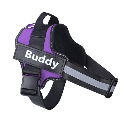 Personalized No-Pull Dog Harness: Reflective, Adjustable & Breathable