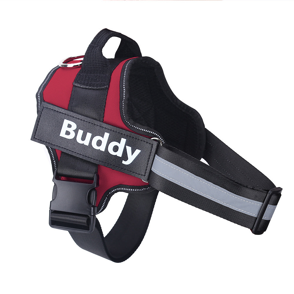 Personalized No-Pull Dog Harness: Reflective, Adjustable & Breathable