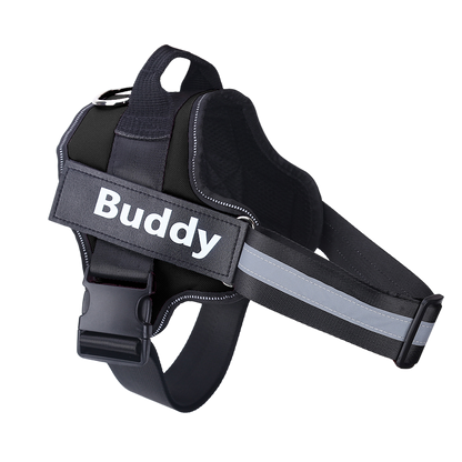 Personalized No-Pull Dog Harness: Reflective, Adjustable & Breathable