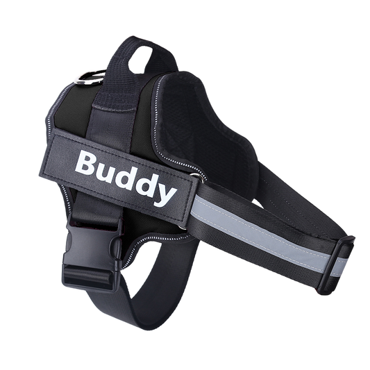 Personalized No-Pull Dog Harness: Reflective, Adjustable & Breathable