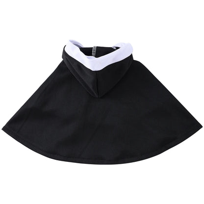 Halloween Cats Nun Costume Jesus Cross Print Kitty Clothes for Small Dogs Funny Cute Dress up Party Pet Overalls Cat Accessories